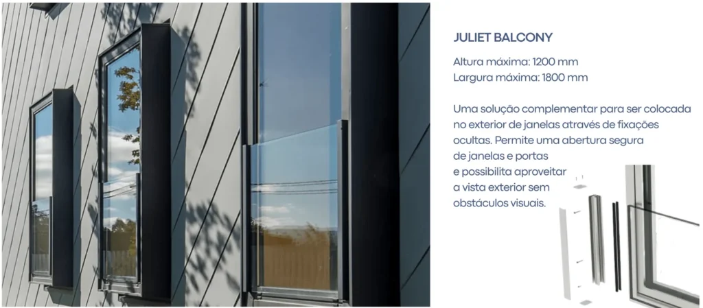 Guarda de varanda em PVC instalada pela Windoor em Portimão