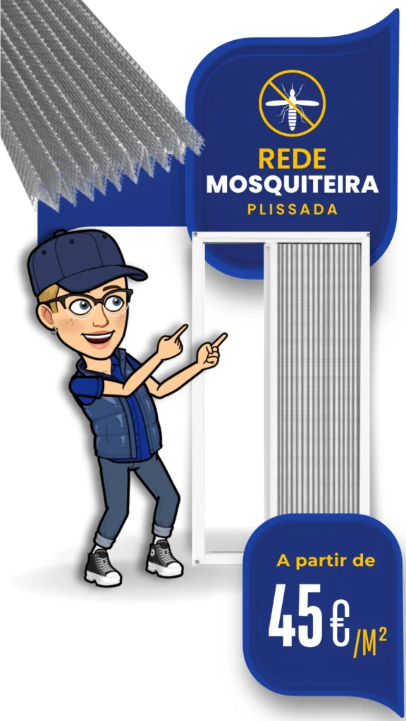 Mosquiteira à medida instalada pela Windoor em Portimão